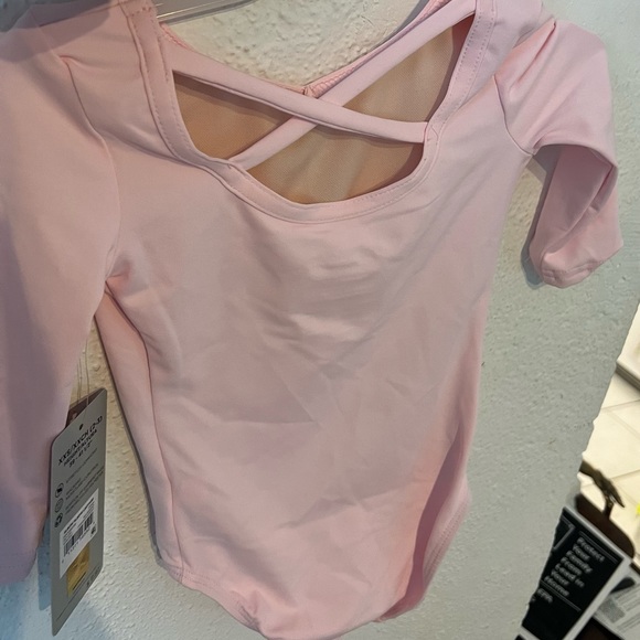 Danskin Now Premium Elbow-Sleeve Ballet Leotard - Picture 2 of 8